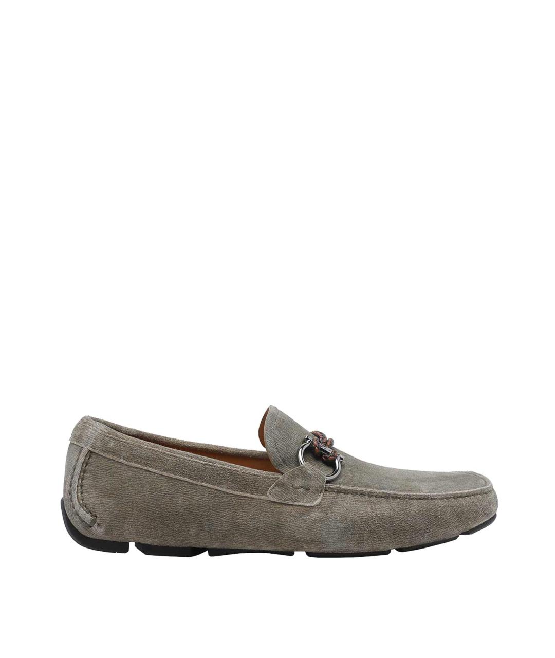 FERRAGAMO Замшевые лоферы, фото 1