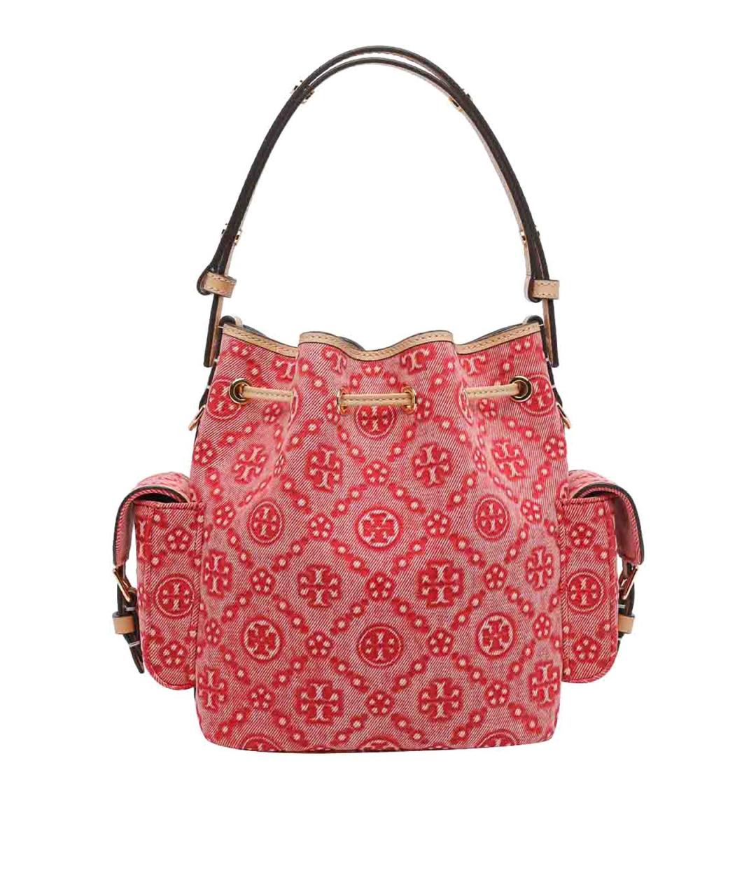 TORY BURCH Красная кожаная сумка через плечо, фото 3