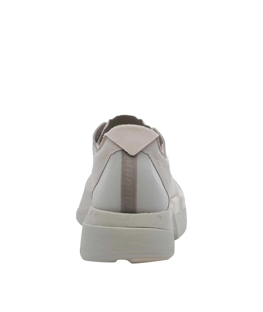 Y-3 Серые резиновые низкие кроссовки / кеды, фото 4