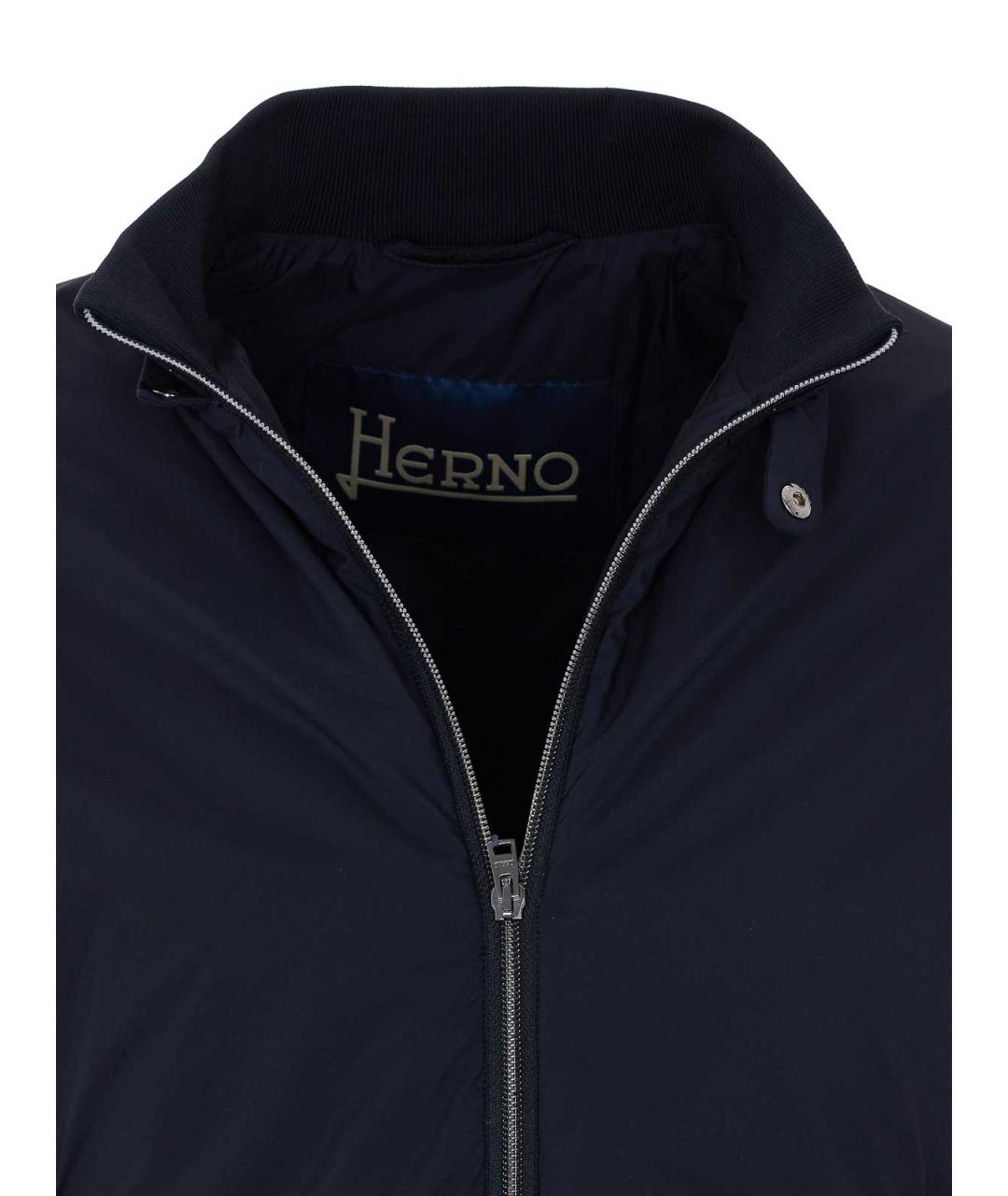 HERNO Черная куртка, фото 4