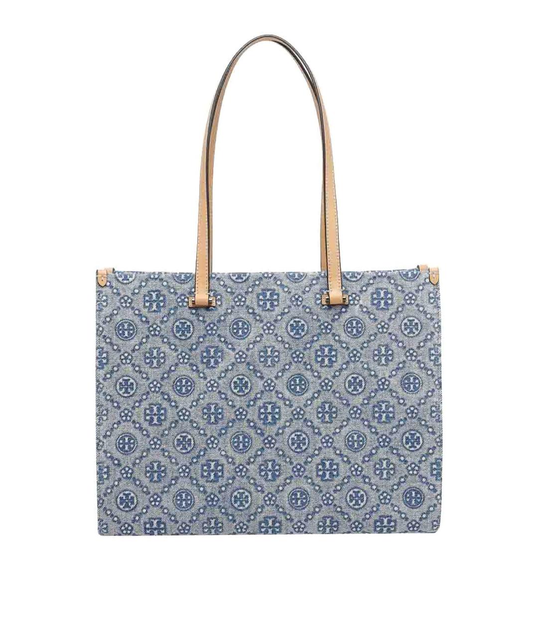 TORY BURCH Синяя кожаная сумка через плечо, фото 1