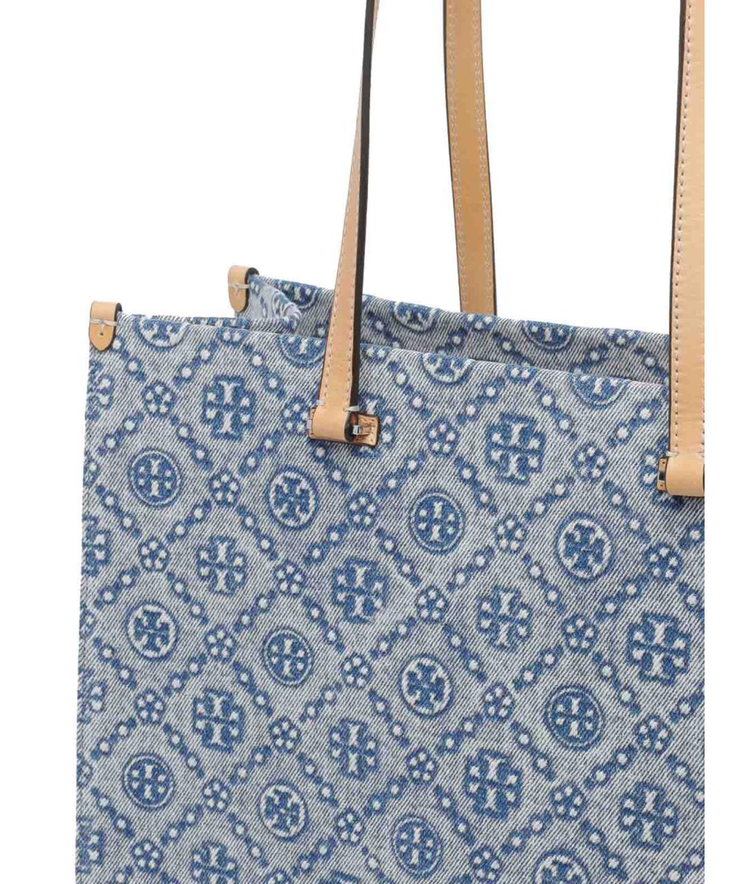 TORY BURCH Синяя кожаная сумка через плечо, фото 4
