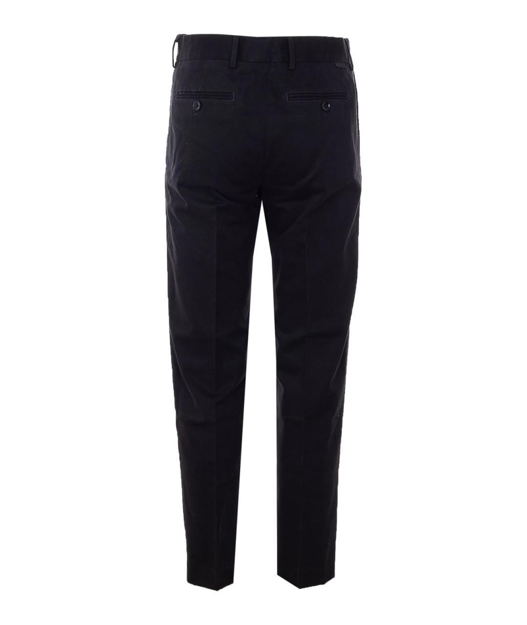 TOM FORD Черные хлопковые классические брюки, фото 2