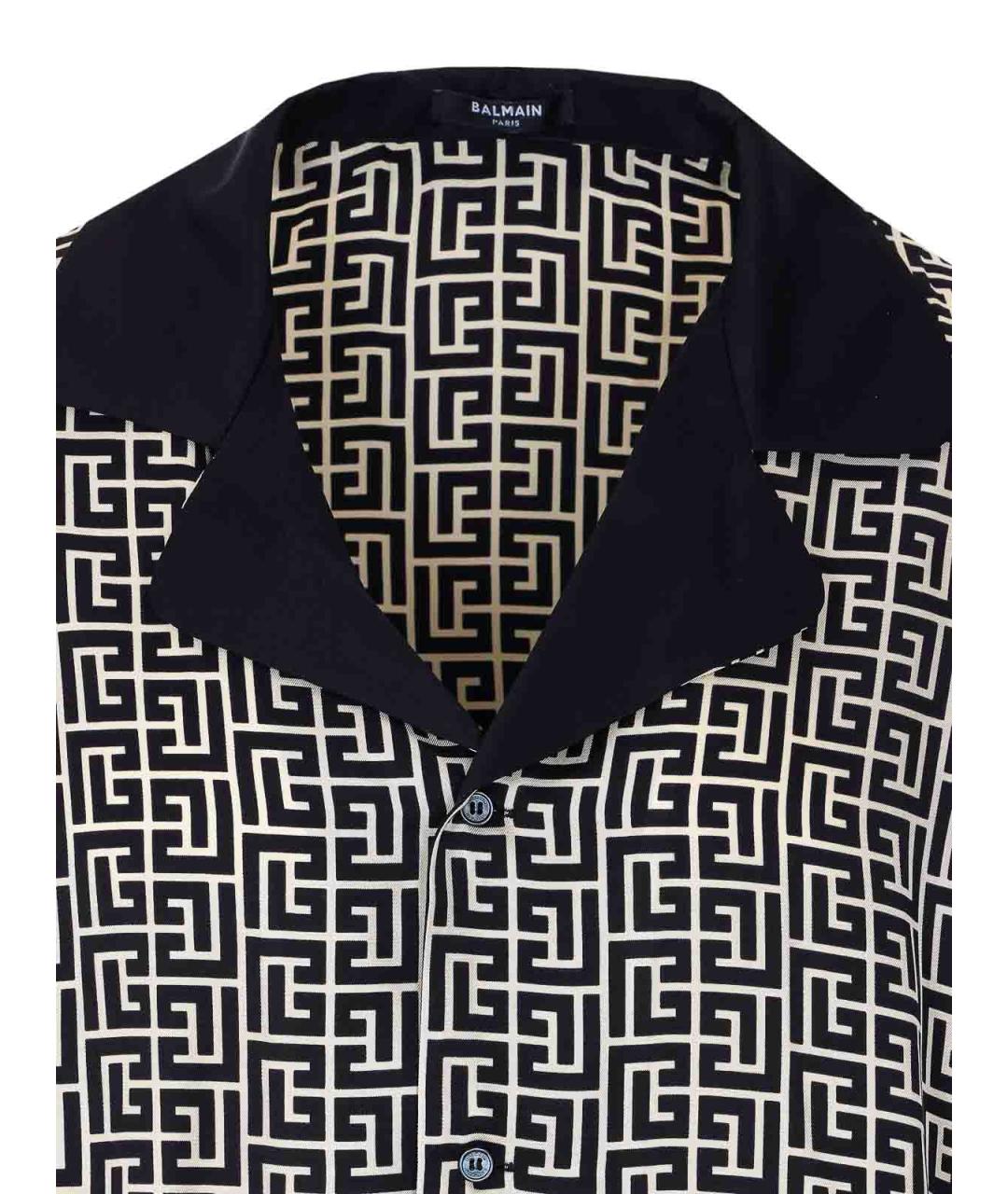 BALMAIN Черная кэжуал рубашка, фото 4