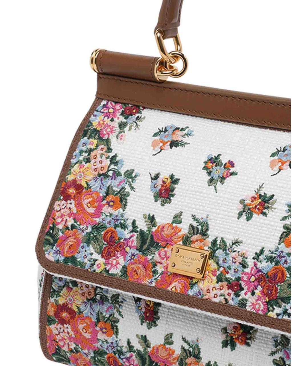 DOLCE&GABBANA Мульти кожаная сумка с короткими ручками, фото 4