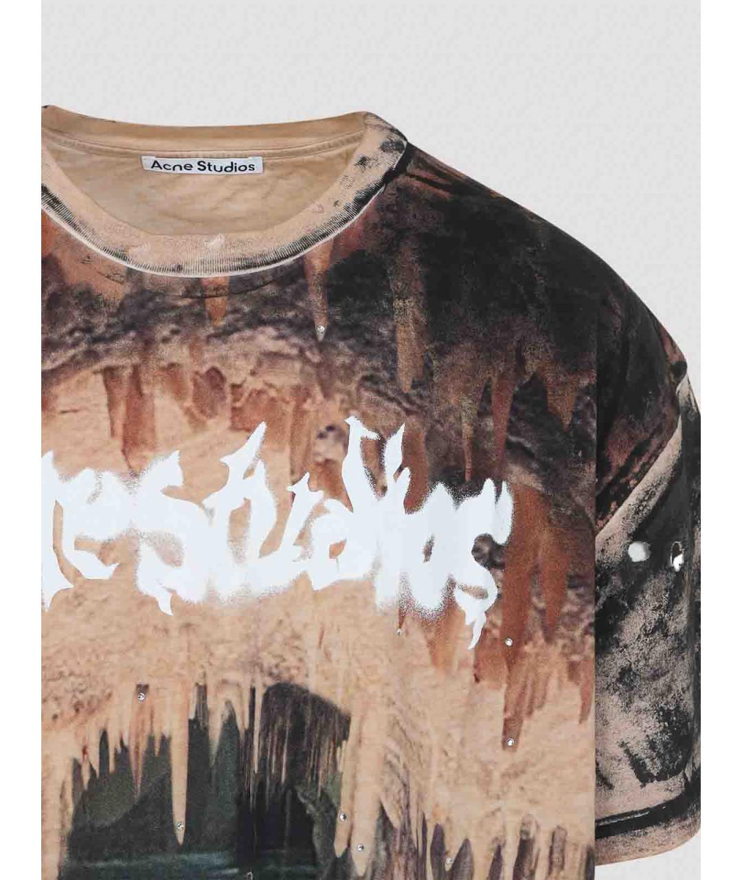 ACNE STUDIOS Черная хлопковая футболка, фото 3