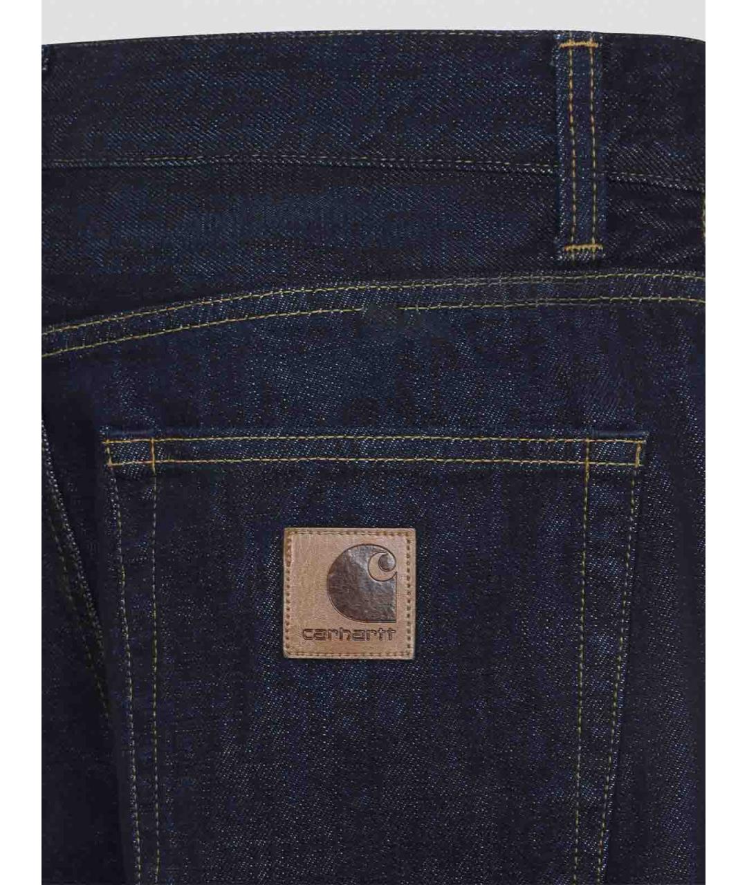 CARHARTT Синие хлопковые повседневные брюки, фото 3