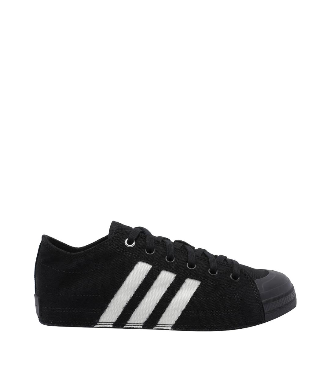 Y-3 Черные резиновые низкие кроссовки / кеды, фото 1