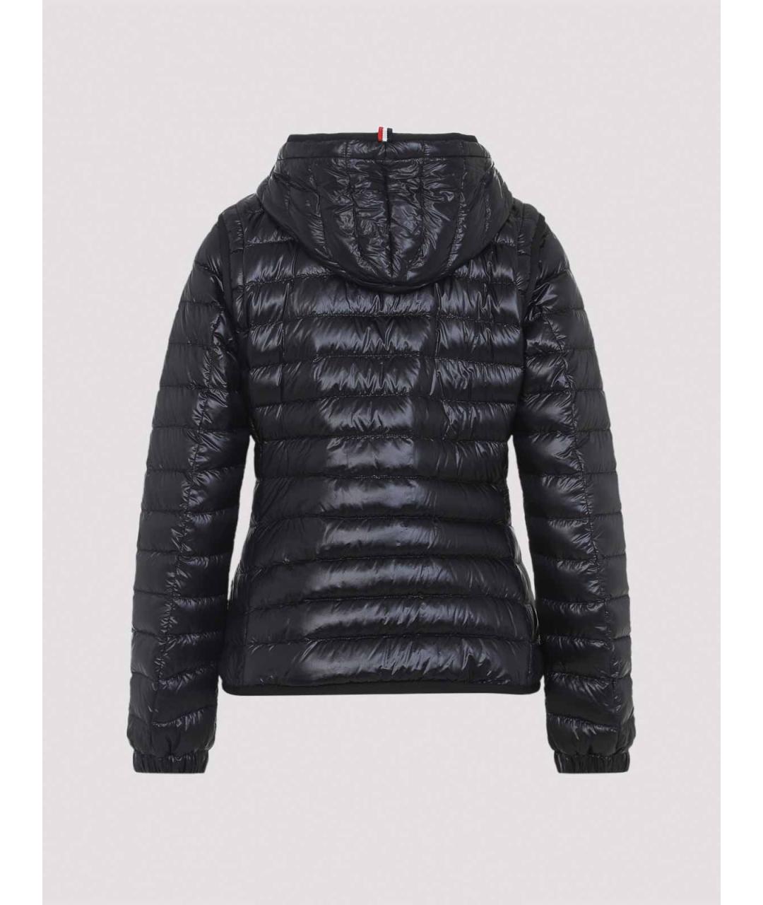 MONCLER Черная полиамидовая куртка, фото 2