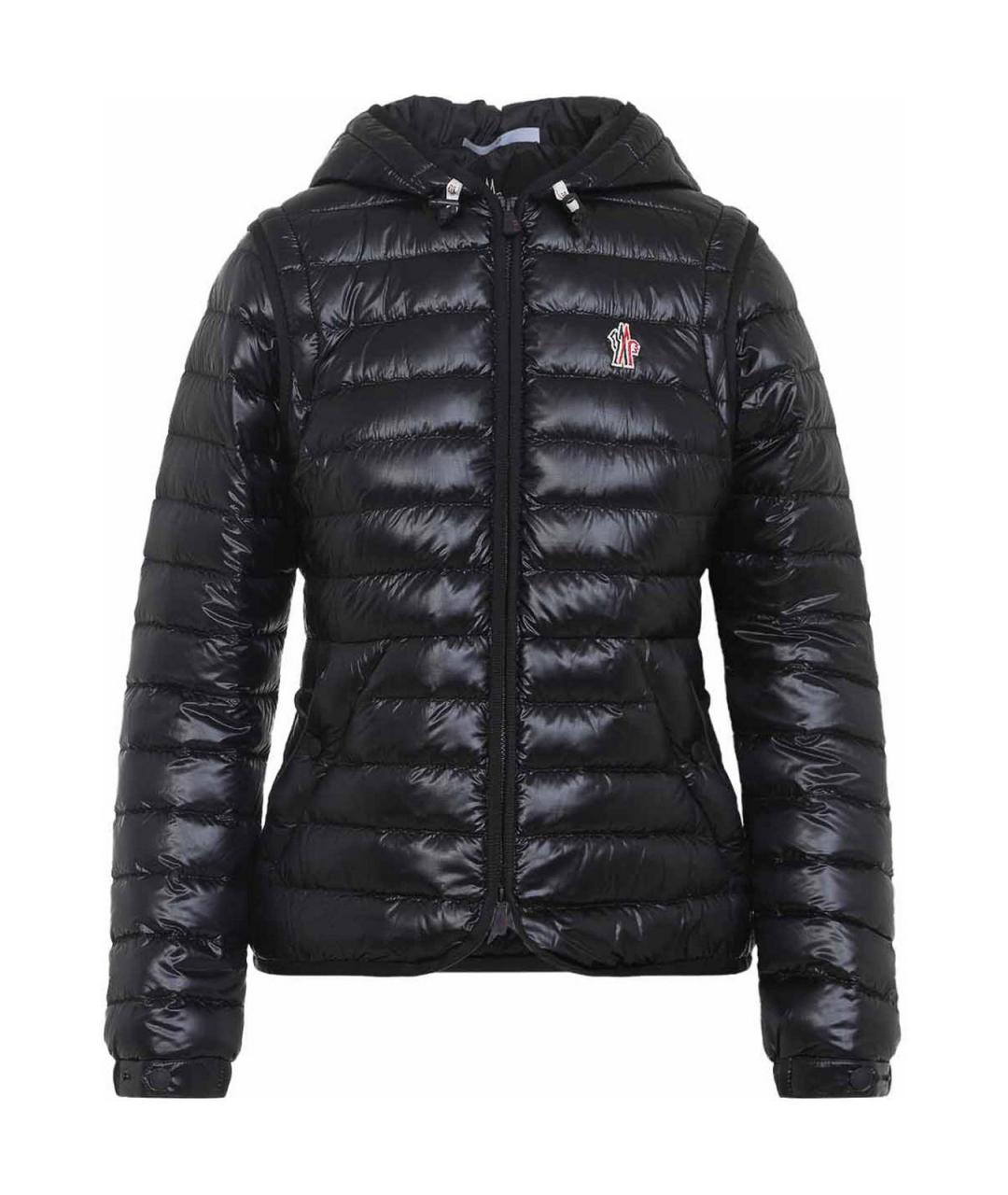 MONCLER Черная полиамидовая куртка, фото 1