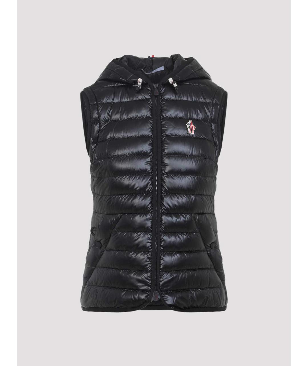 MONCLER Черная полиамидовая куртка, фото 3
