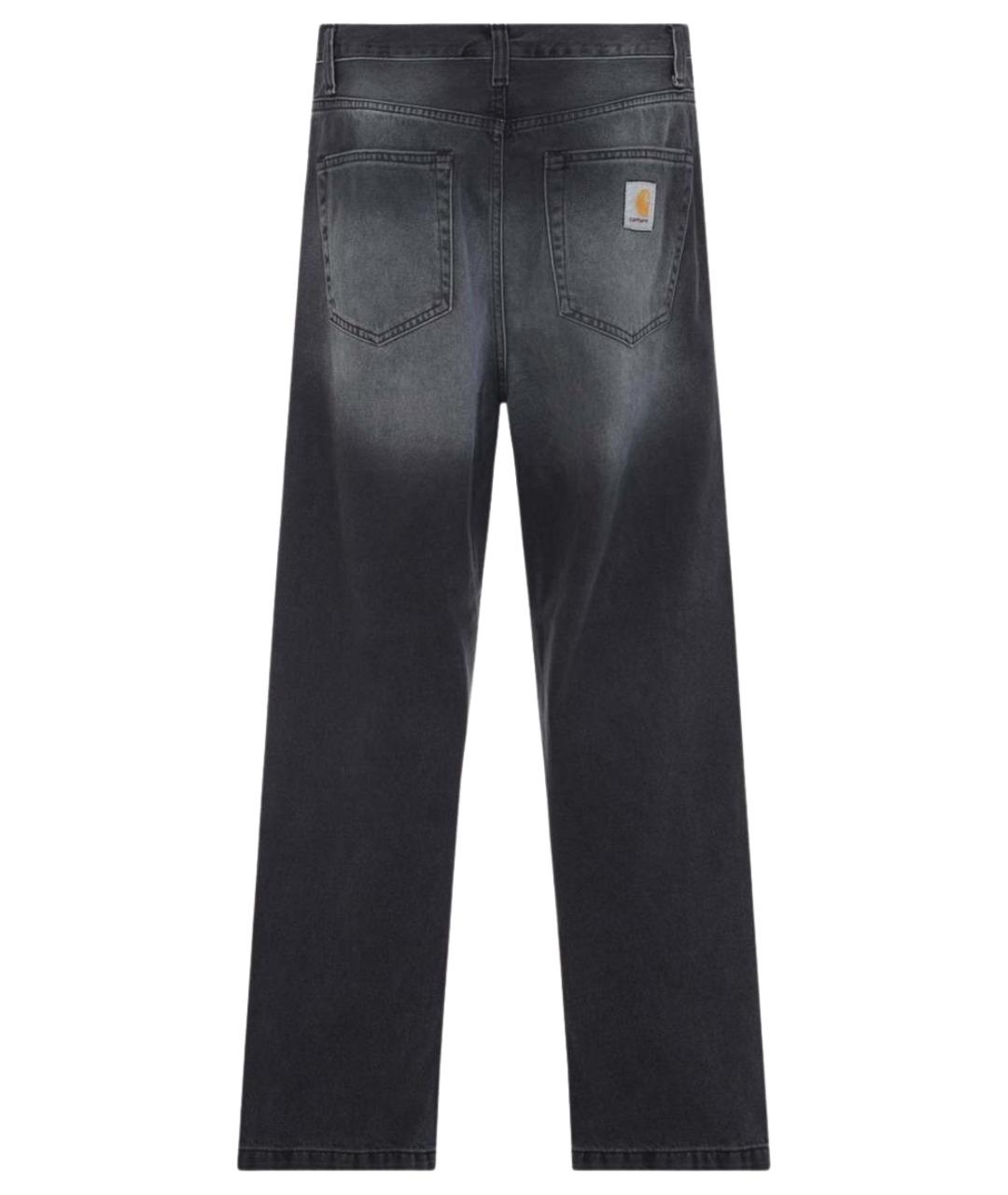CARHARTT Черные хлопковые повседневные брюки, фото 2
