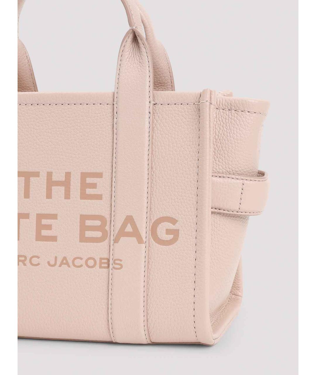 MARC JACOBS Розовая кожаная сумка тоут, фото 3