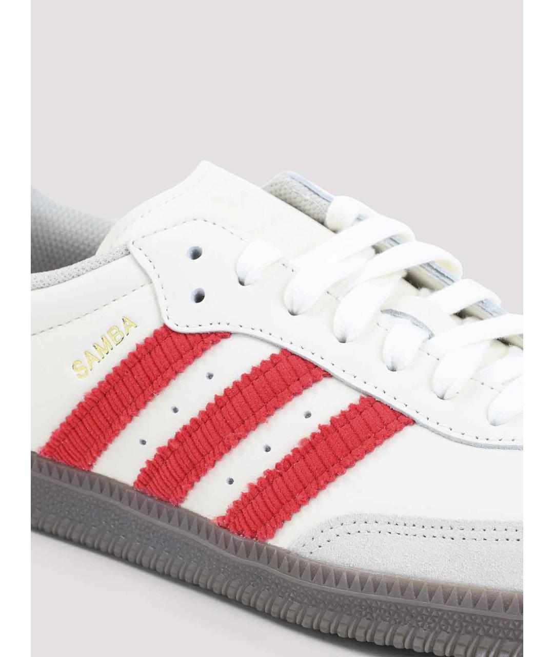 ADIDAS Белые замшевые низкие кроссовки / кеды, фото 4