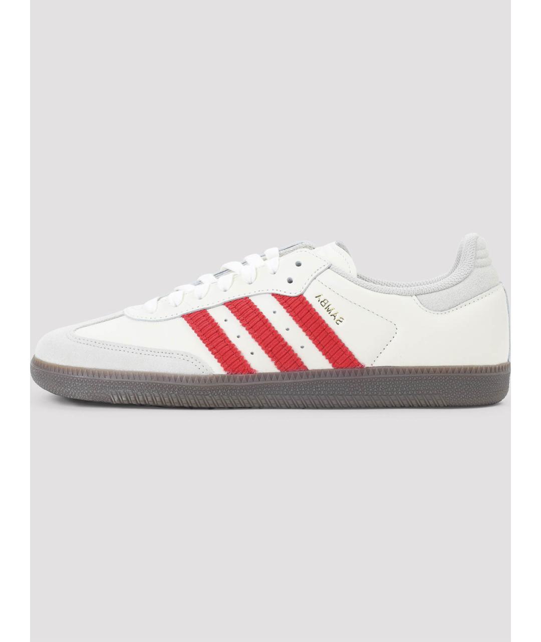 ADIDAS Белые замшевые низкие кроссовки / кеды, фото 2