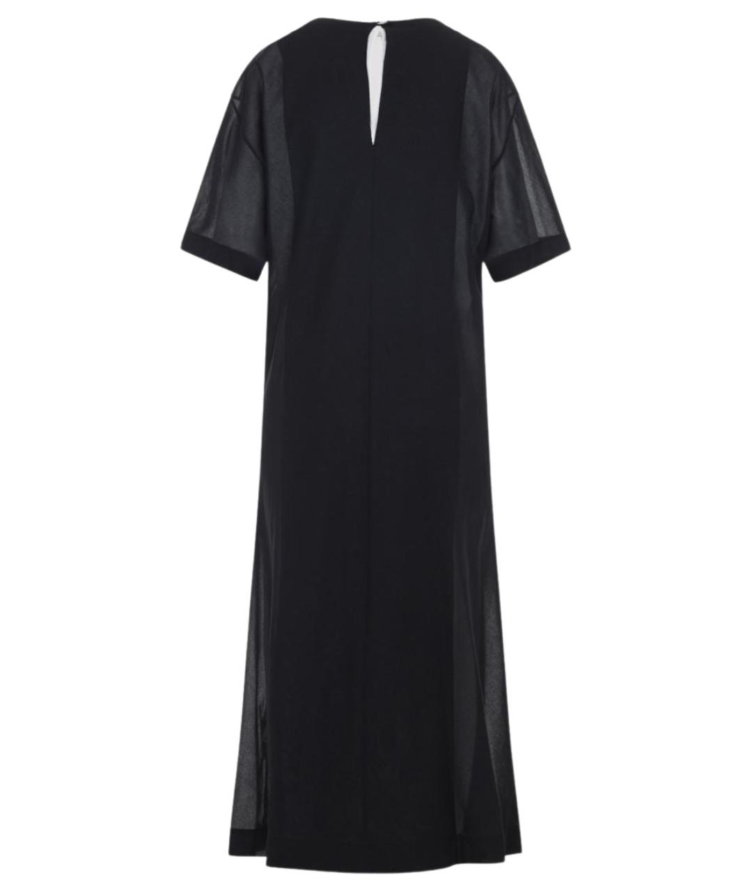 Carven Черное хлопковое повседневное платье, фото 2