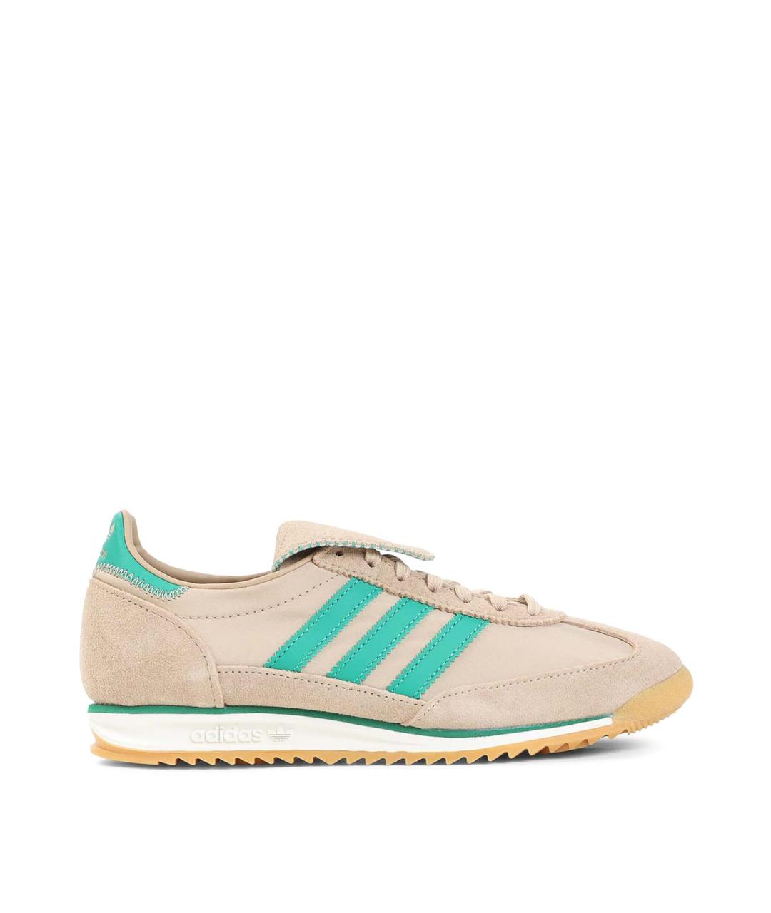 ADIDAS Бежевые замшевые кроссовки, фото 1