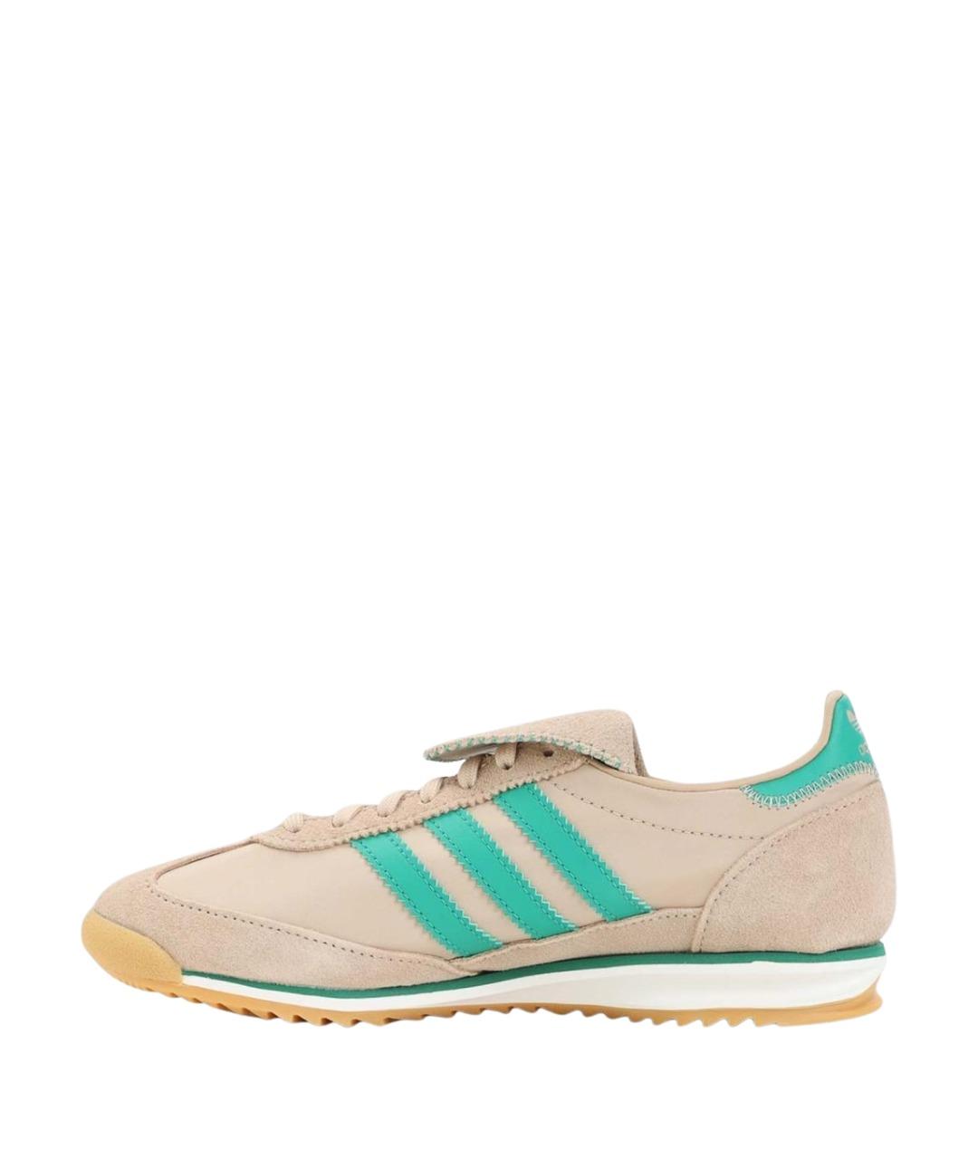ADIDAS Бежевые замшевые кроссовки, фото 2