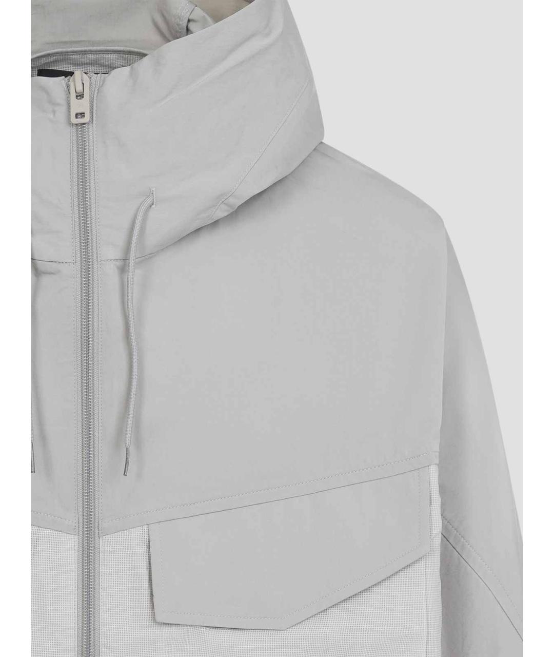 Y-3 Серая хлопковая куртка, фото 4