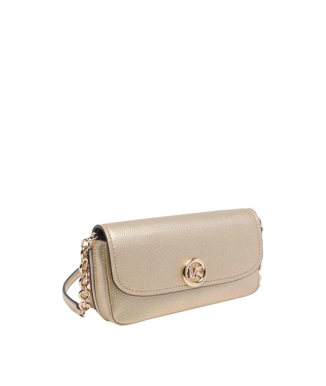 MICHAEL MICHAEL KORS Золотая сумка через плечо, фото 2
