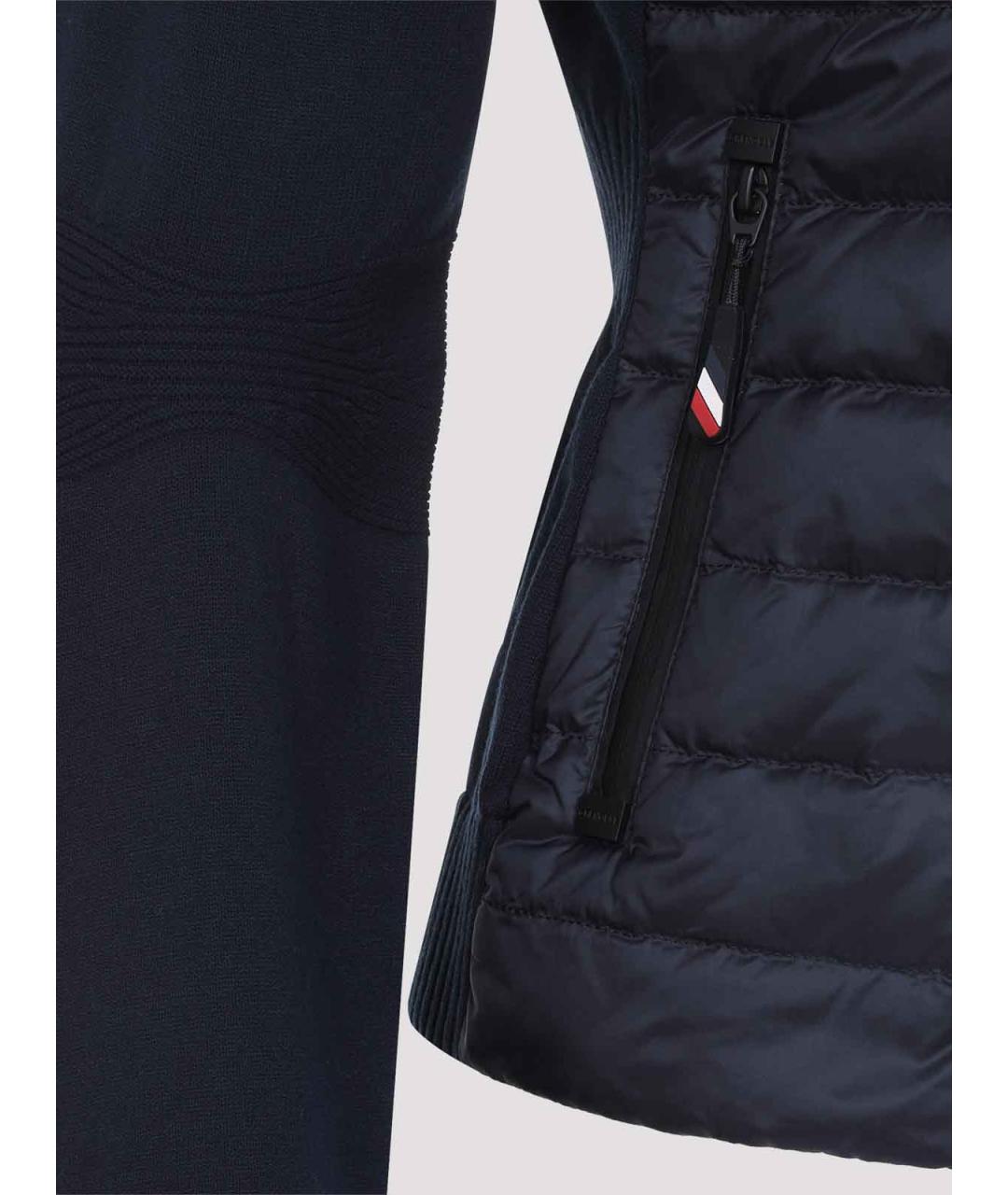 MONCLER Синяя вискозная куртка, фото 3