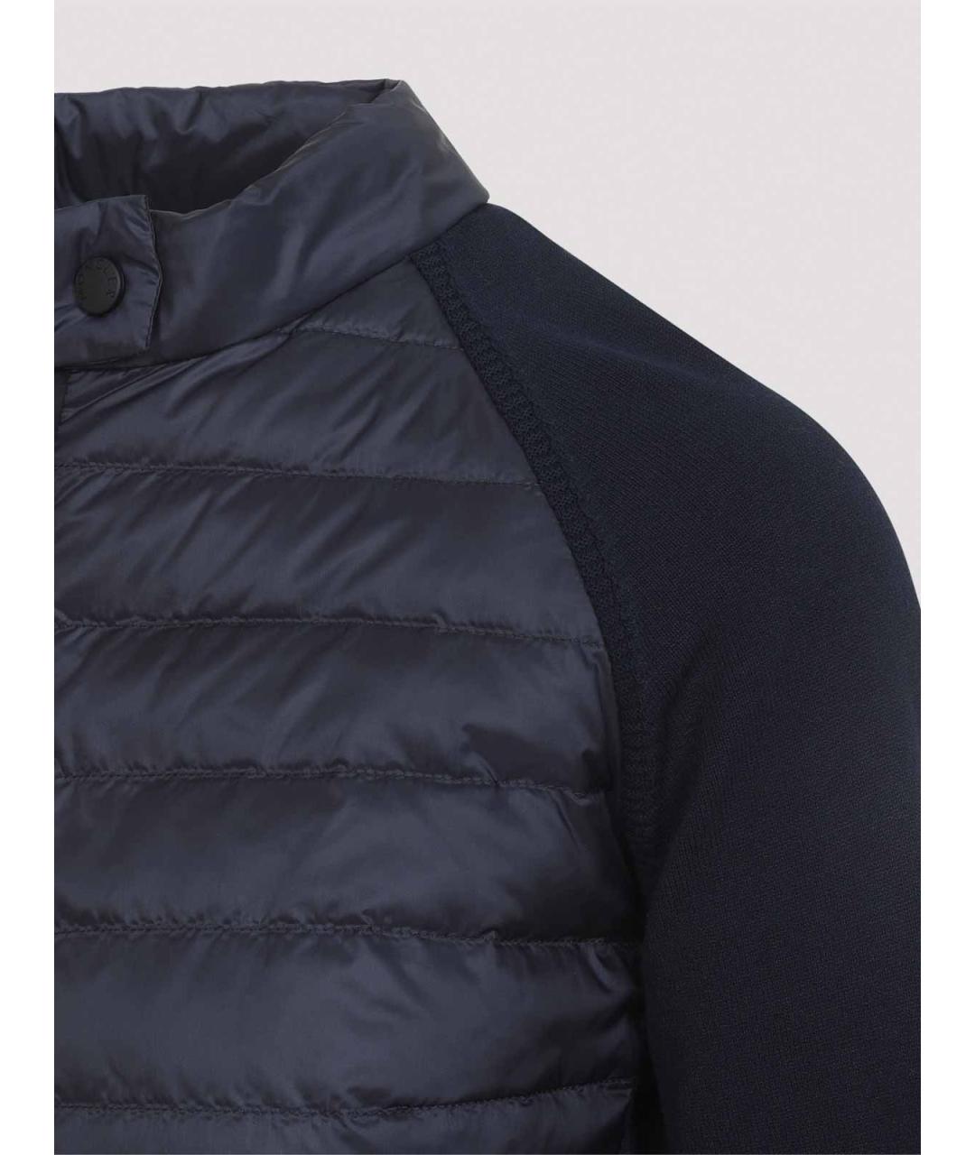 MONCLER Синяя вискозная куртка, фото 4