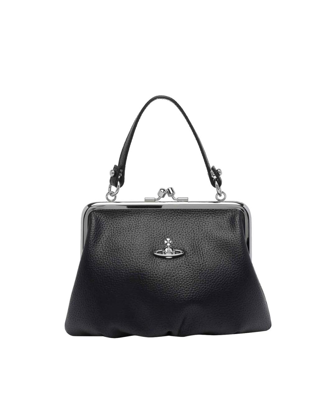 VIVIENNE WESTWOOD Черная сумка тоут из искусственной кожи, фото 1