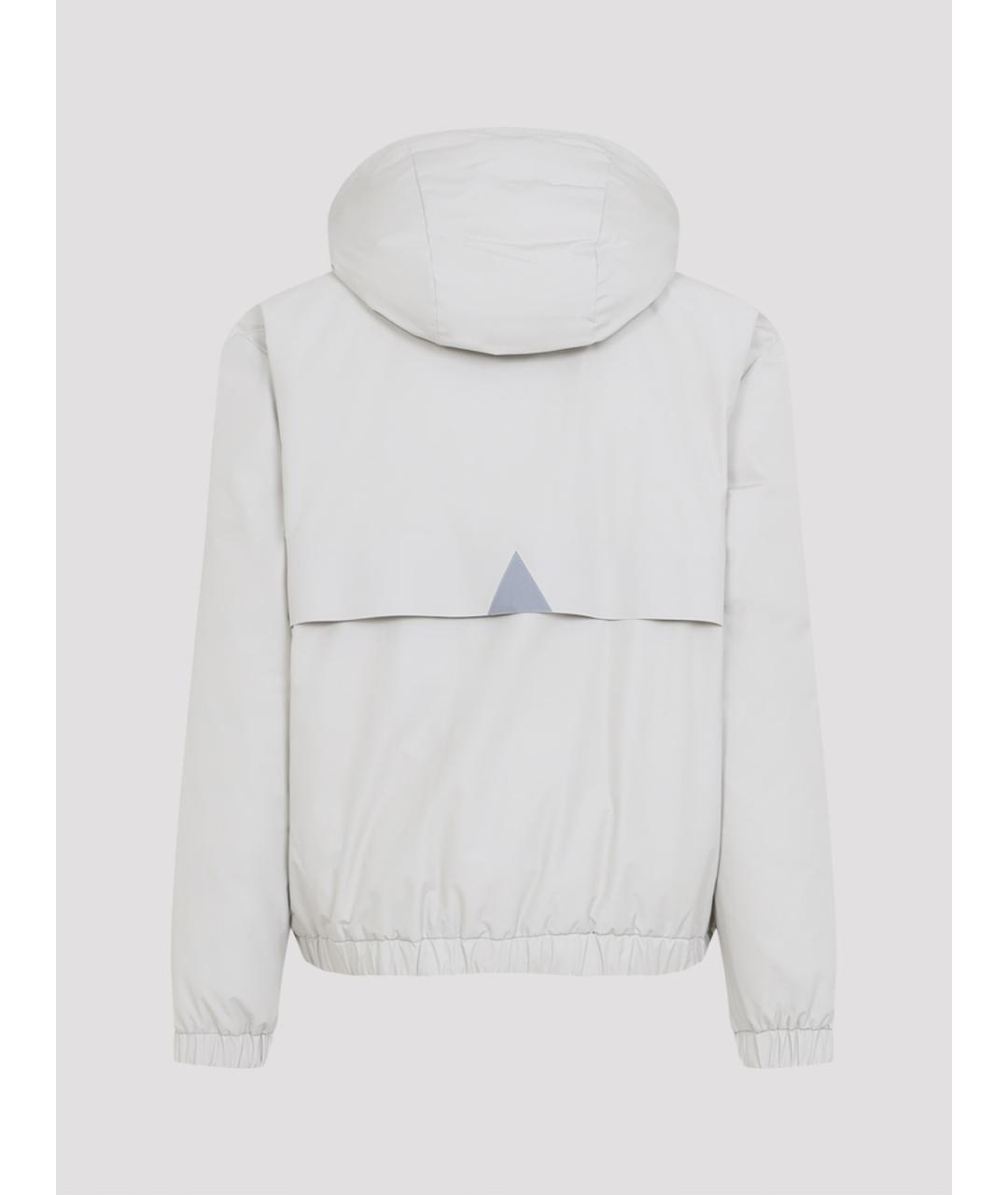 MONCLER Бежевая полиамидовая куртка, фото 3
