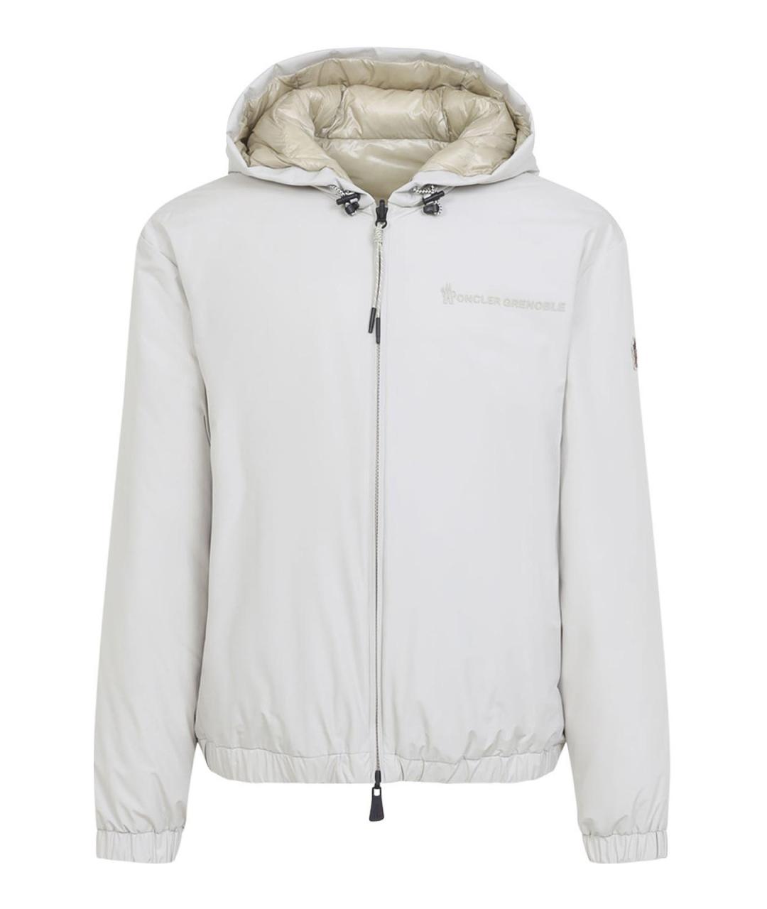 MONCLER Бежевая полиамидовая куртка, фото 1