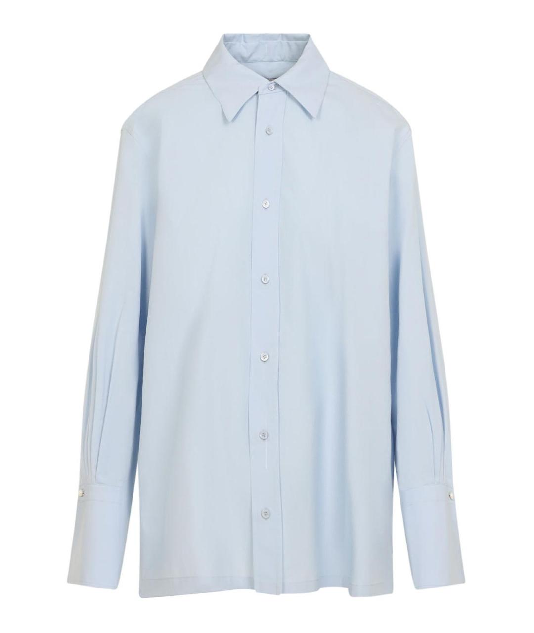 Carven Голубая хлопковая рубашка, фото 1