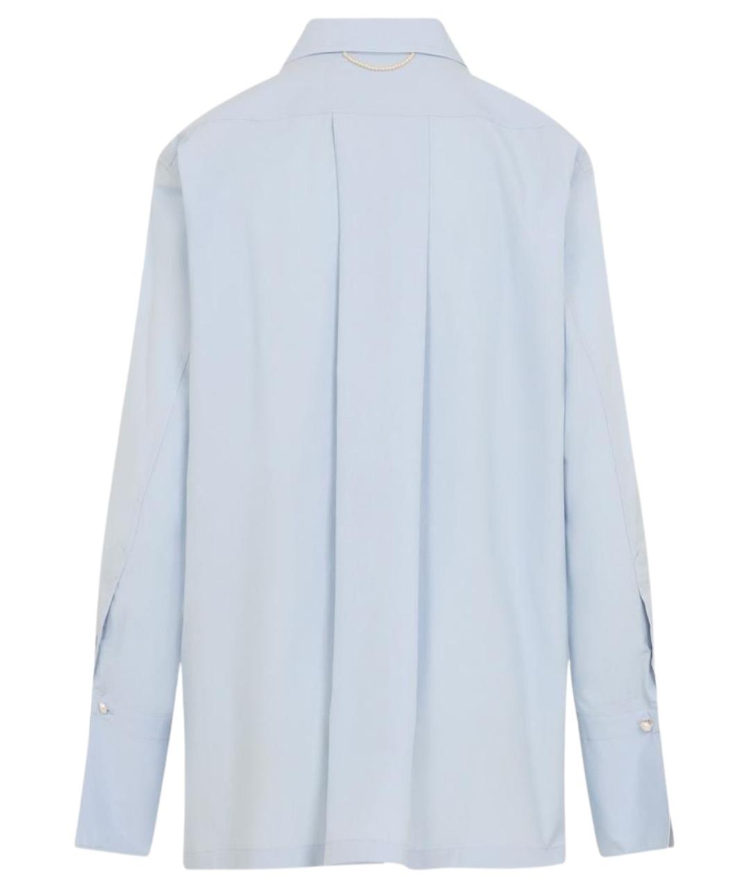 Carven Голубая хлопковая рубашка, фото 2