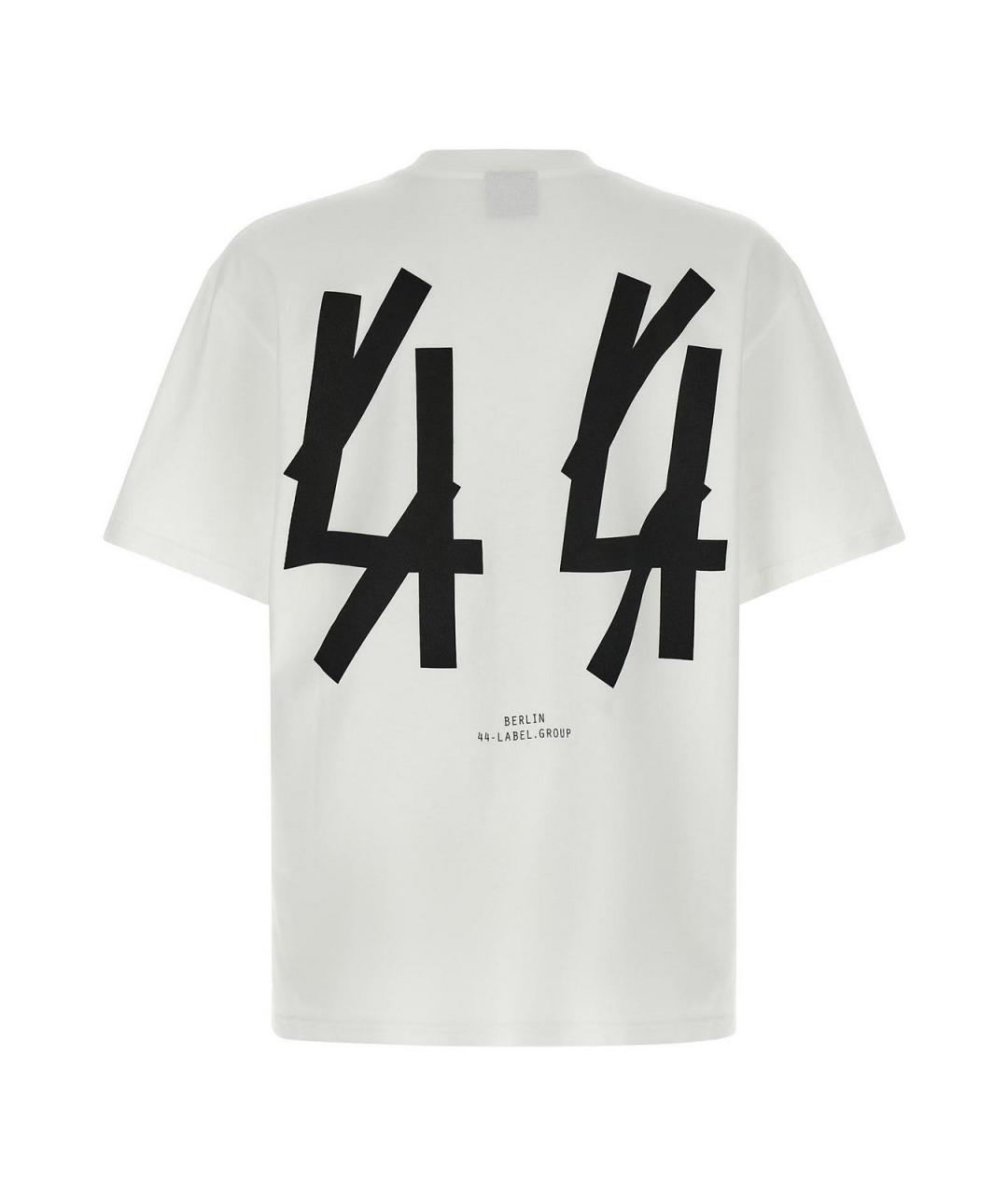 44 LABEL Белая хлопковая футболка, фото 2