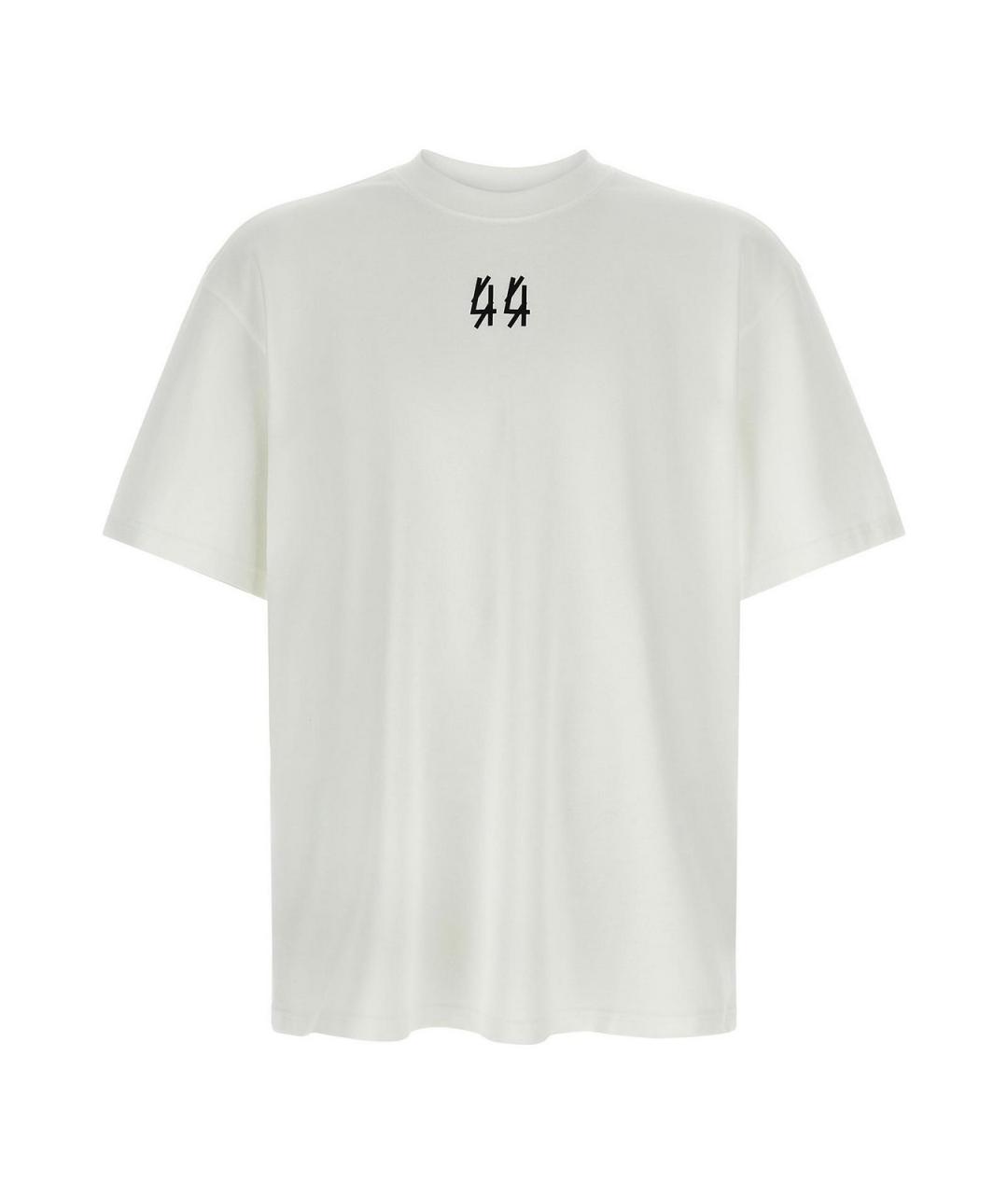 44 LABEL Белая хлопковая футболка, фото 1