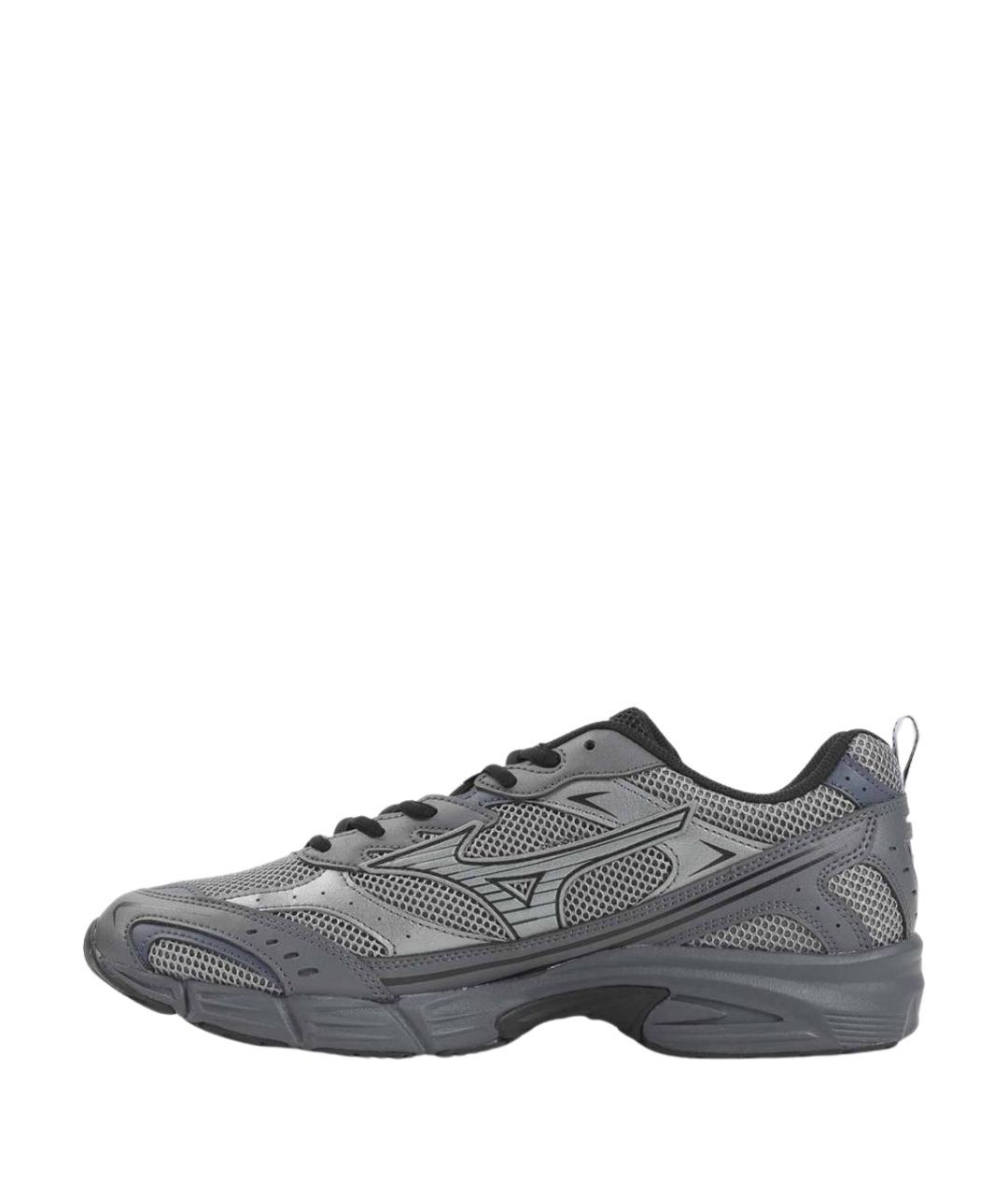 MIZUNO Серые кожаные низкие кроссовки / кеды, фото 2