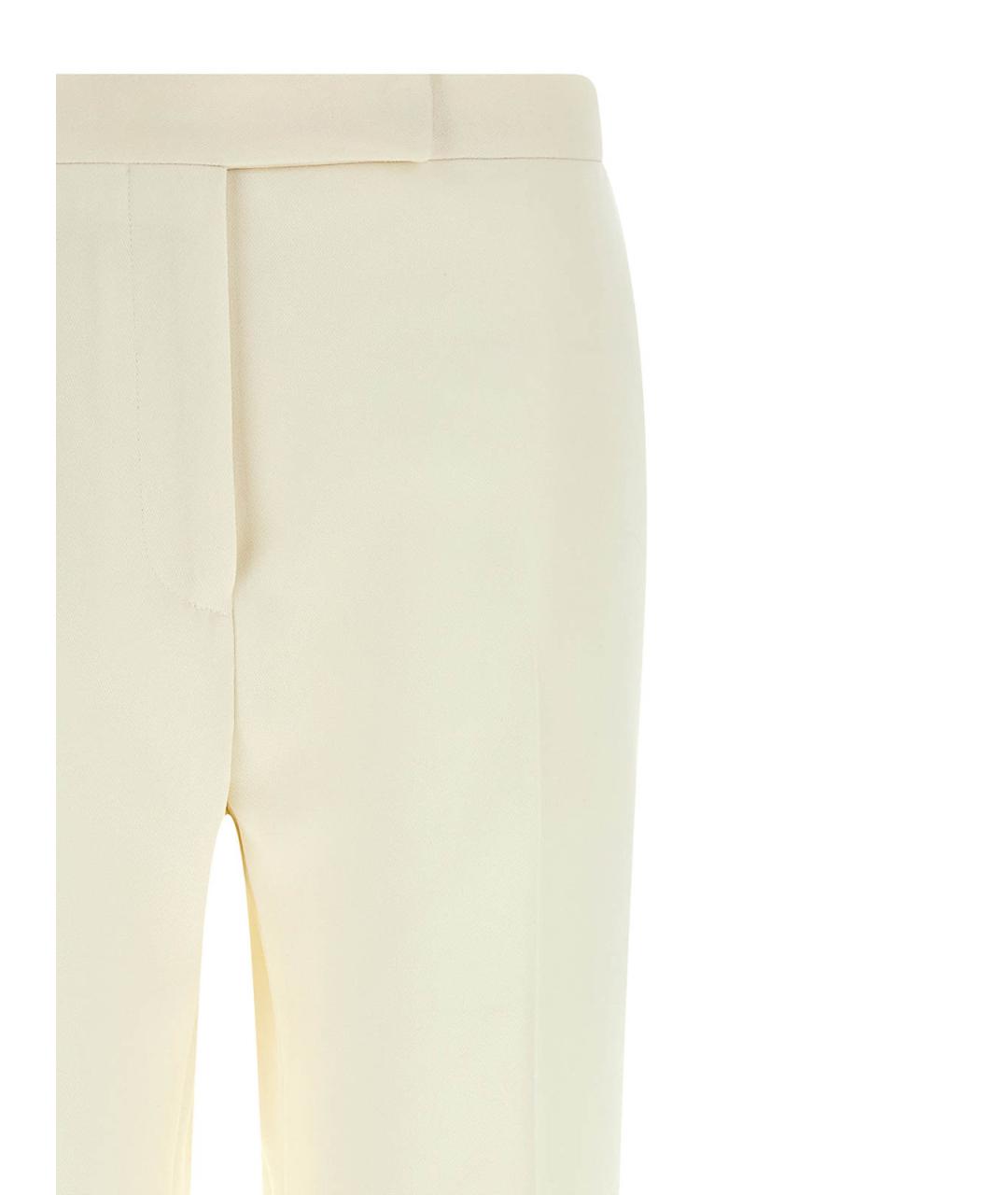 TOM FORD Белые шерстяные брюки узкие, фото 3