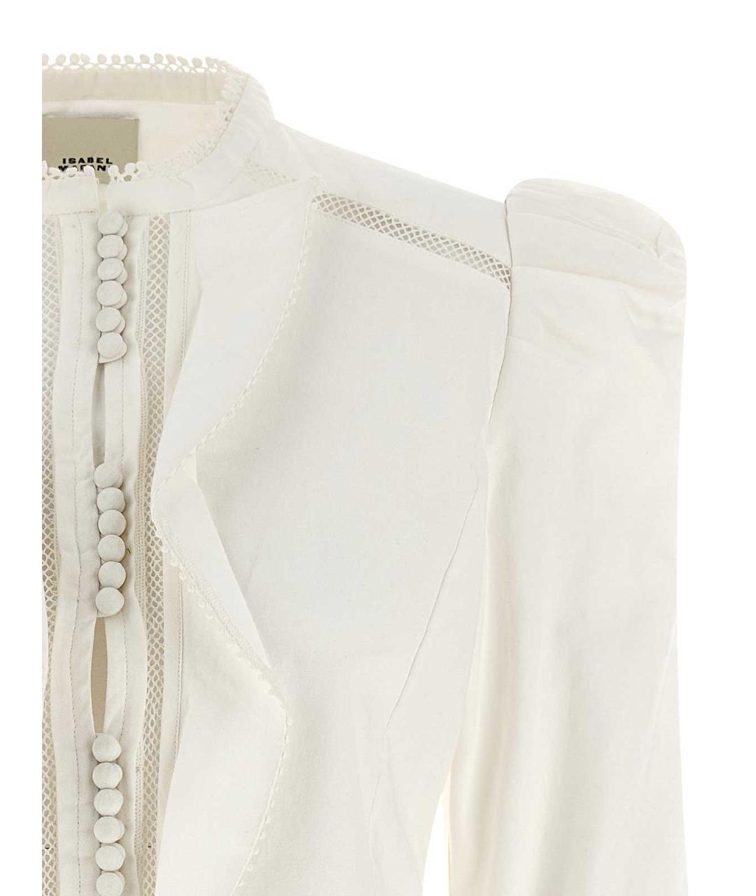 ISABEL MARANT Белая хлопковая рубашка, фото 3