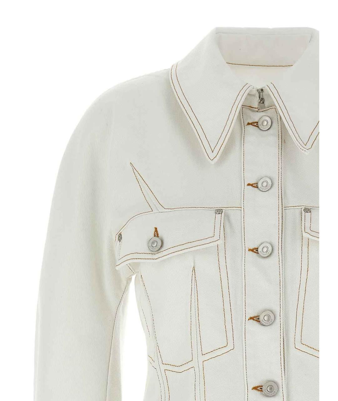 GIVENCHY Белая хлопковая куртка, фото 3