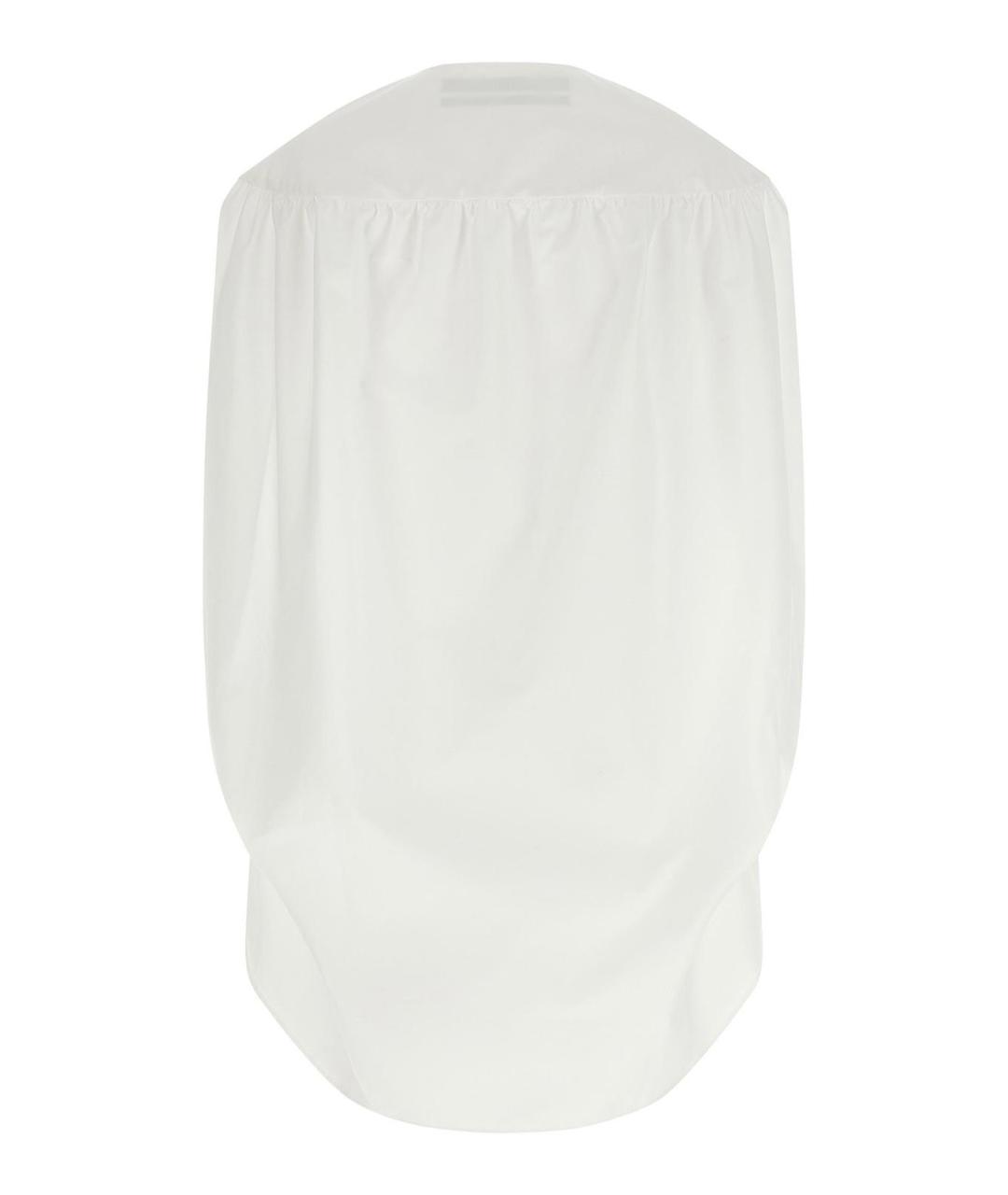 JACQUEMUS Белое хлопковое повседневное платье, фото 2