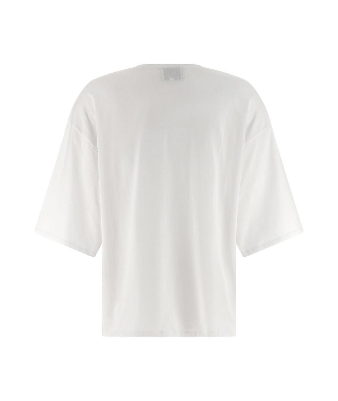 LOULOU STUDIO Белая хлопковая футболка, фото 2