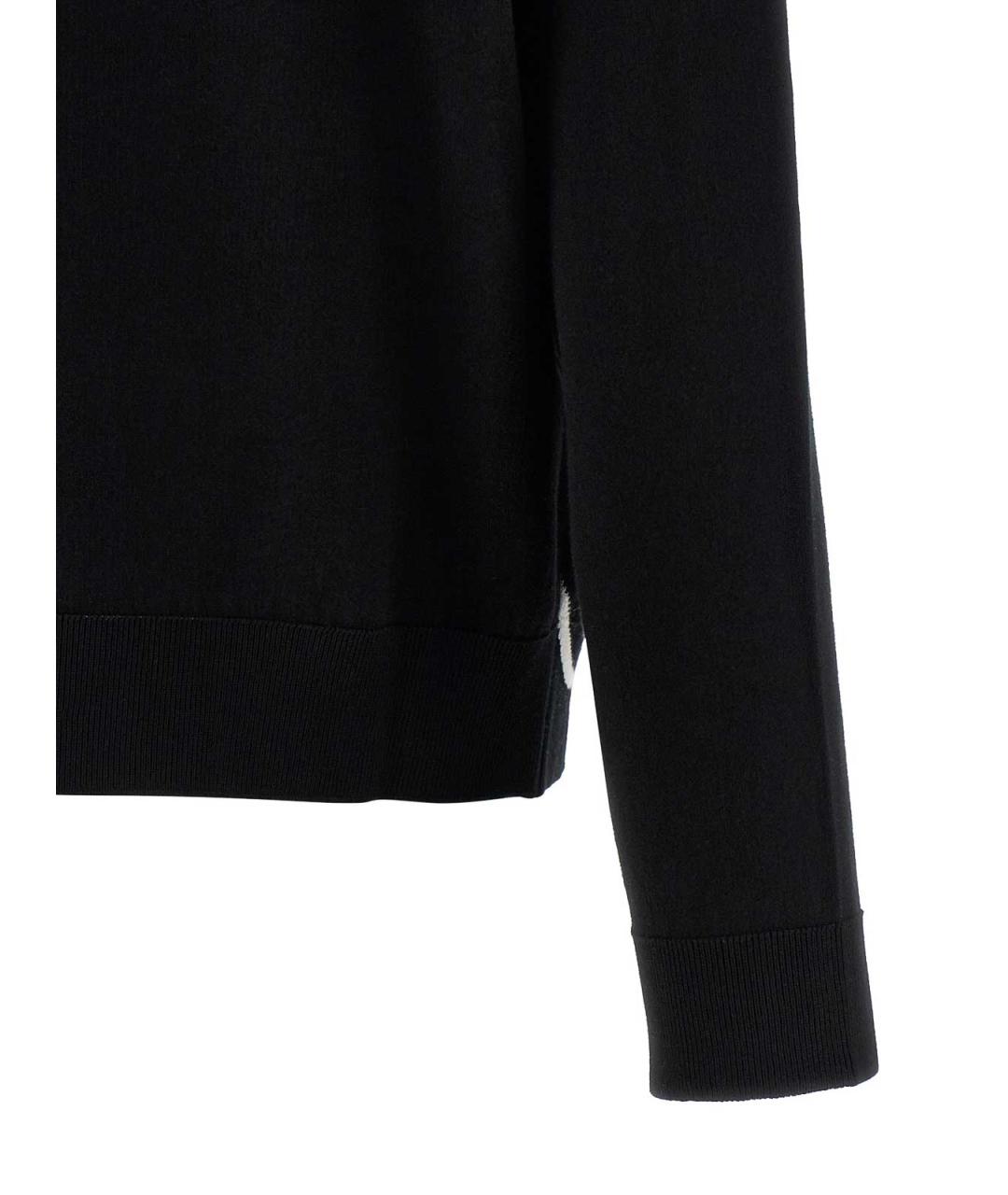BALENCIAGA Черный хлопковый джемпер / свитер, фото 4