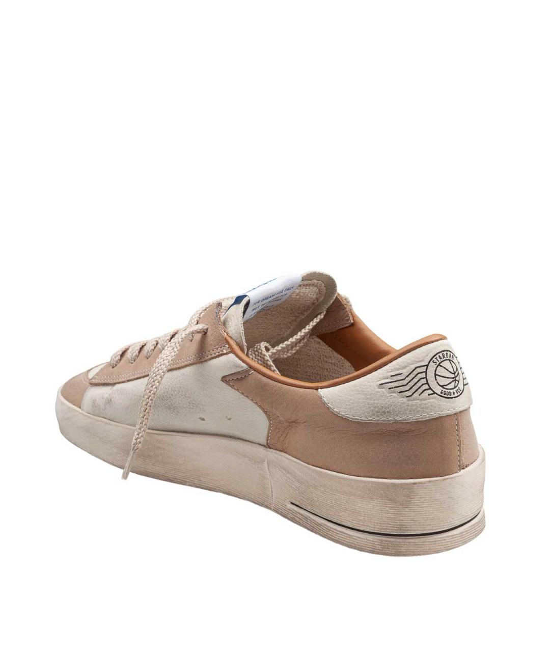 GOLDEN GOOSE DELUXE BRAND Белые кожаные низкие кроссовки / кеды, фото 4