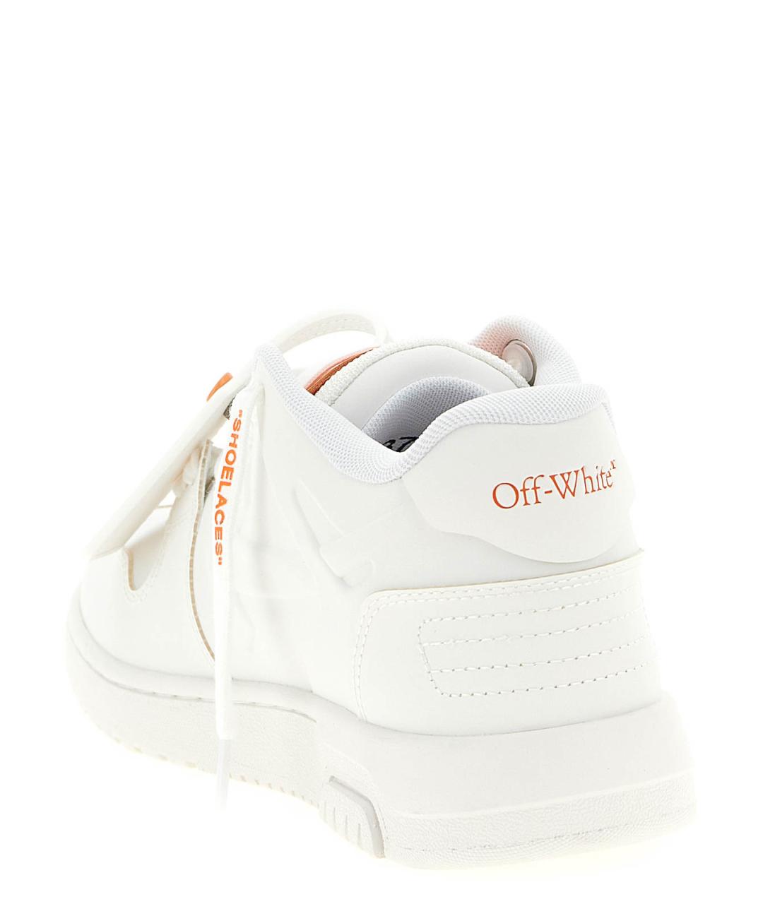 OFF-WHITE Белые резиновые кроссовки, фото 4
