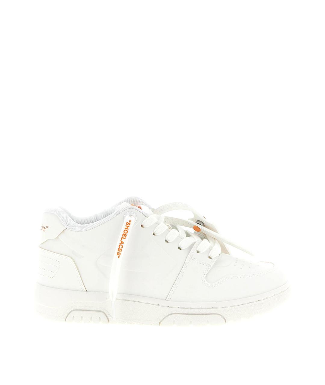 OFF-WHITE Белые резиновые кроссовки, фото 1