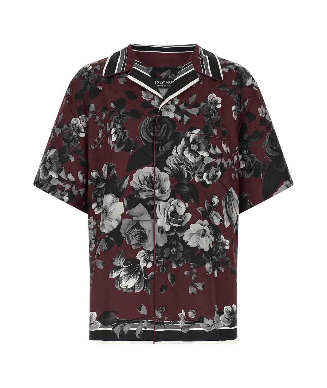 DOLCE&GABBANA Мульти шелковая кэжуал рубашка, фото 1