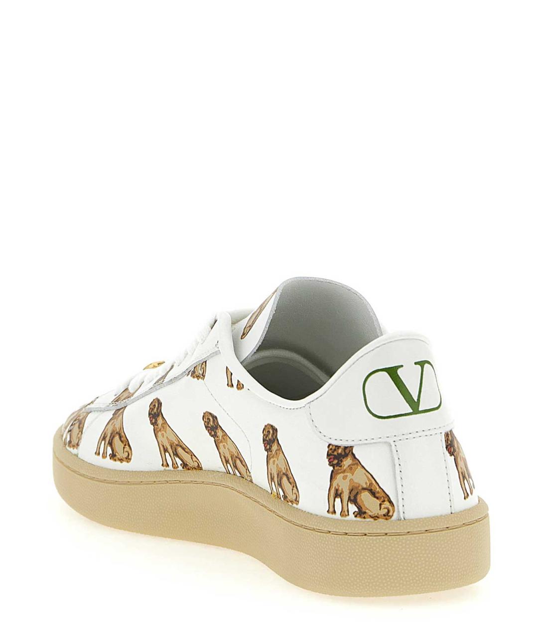 VALENTINO Белые кожаные кеды, фото 3