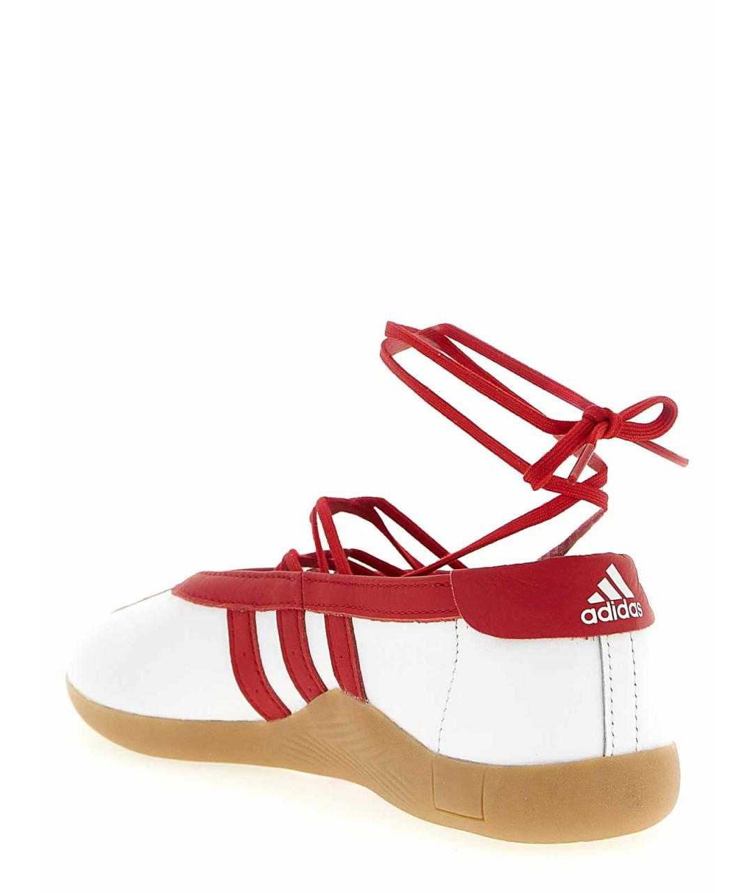 ADIDAS Белые кожаные балетки, фото 3