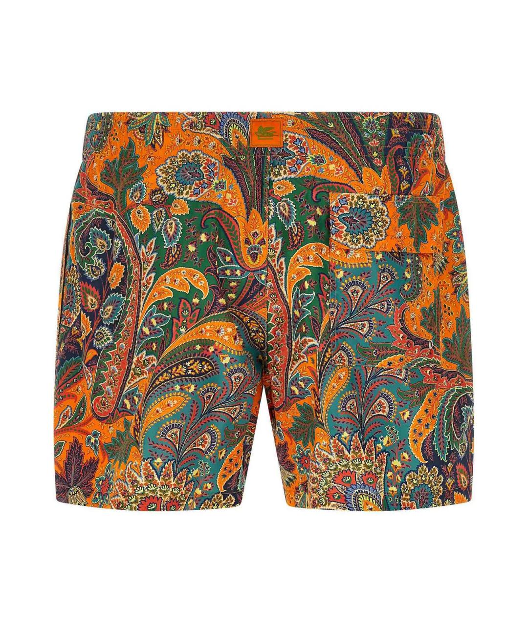 ETRO Оранжевые полиэстеровые плавки, фото 2