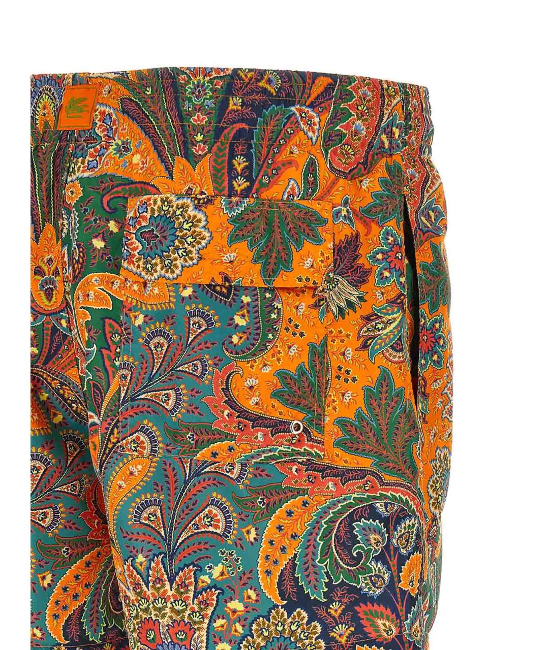 ETRO Оранжевые полиэстеровые плавки, фото 4