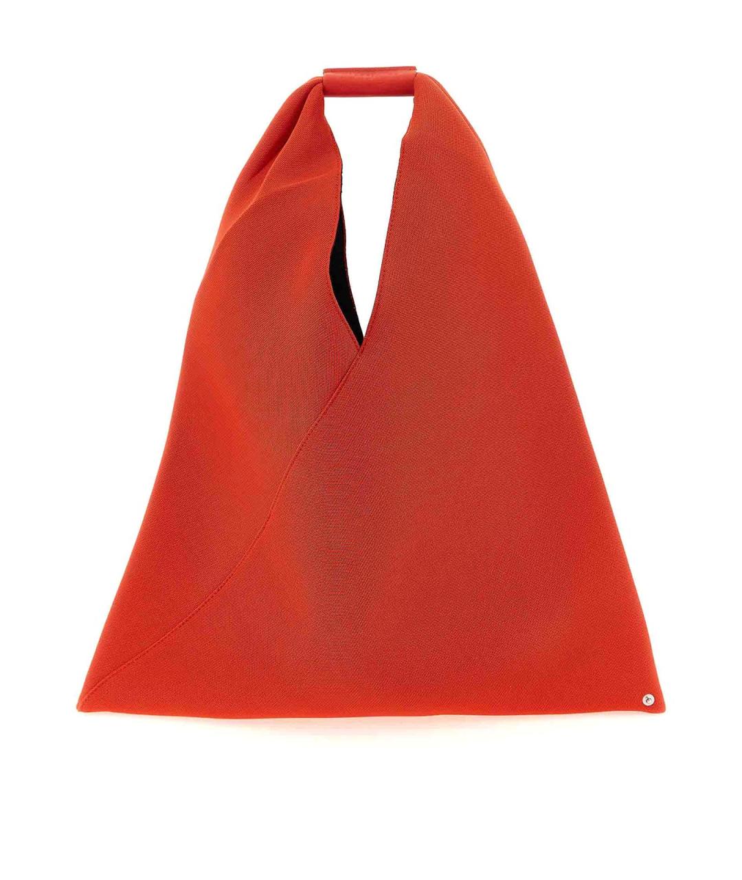 MM6 MAISON MARGIELA Красная кожаная сумка тоут, фото 1