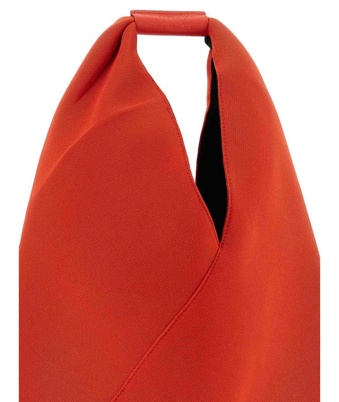 MM6 MAISON MARGIELA Красная кожаная сумка тоут, фото 3